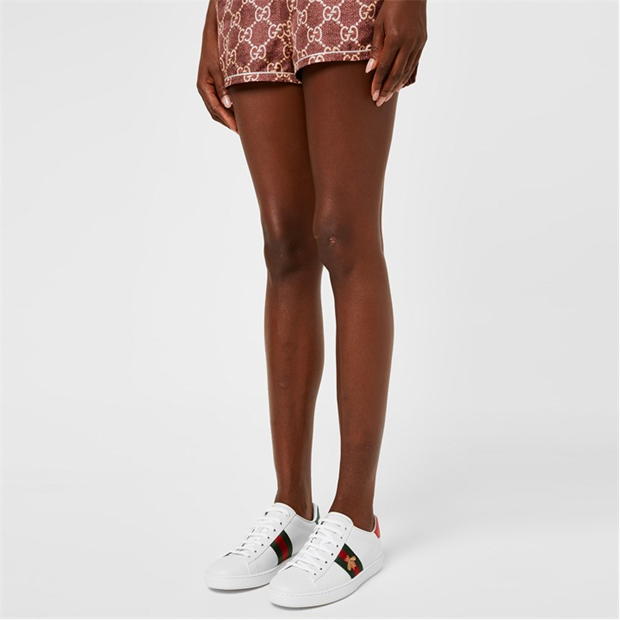 GUCCI New Ace Bee Embroidered Trainers Cruise Fashion