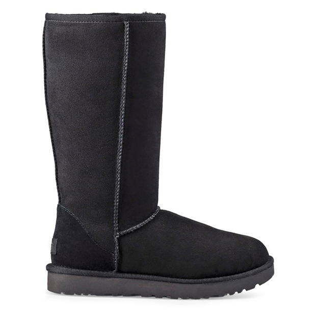 black ugg style boots