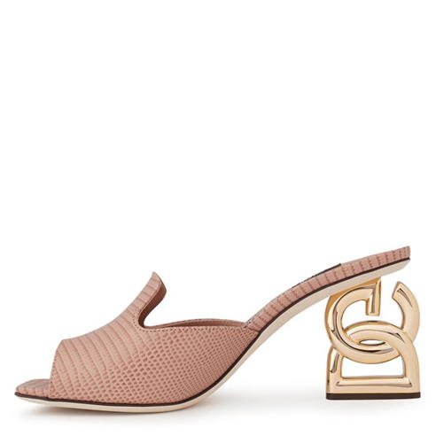 DOLCE AND GABBANA - Patent Leather Mules