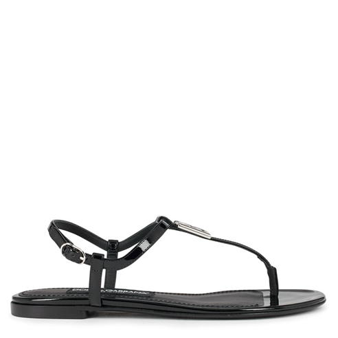 DOLCE AND GABBANA - Logo Thong Sandal