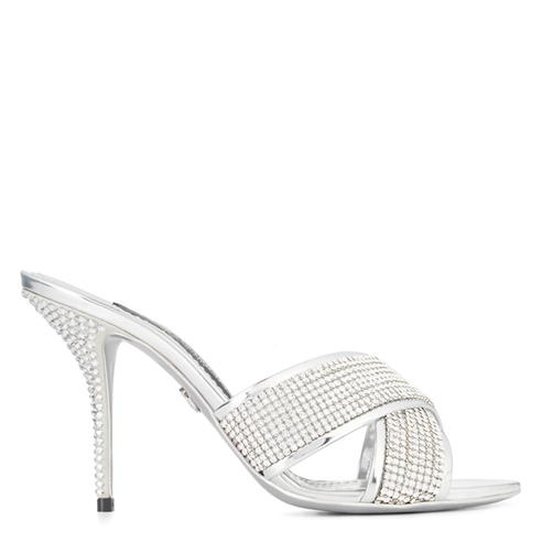 DOLCE AND GABBANA - Crystal Embellished Sandals