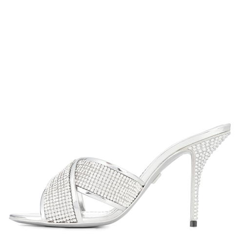 DOLCE AND GABBANA - Crystal Embellished Sandals