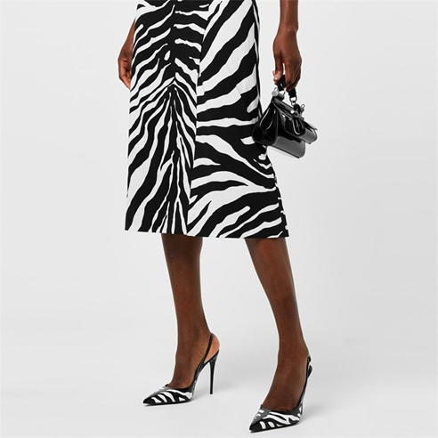 DOLCE AND GABBANA - Zebra Slingback Heel