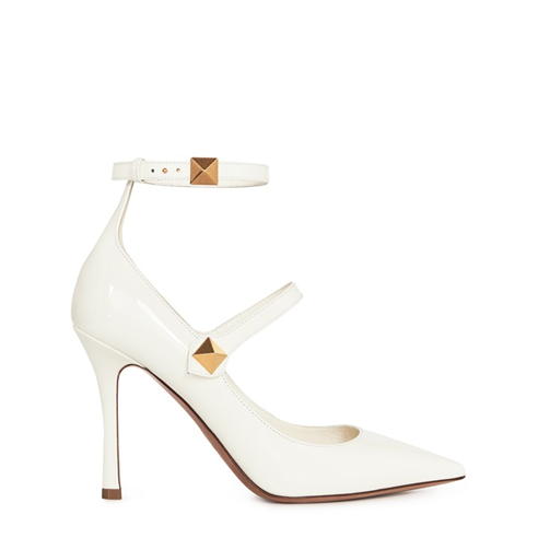 VALENTINO GARAVANI - Tan Go Leather Patent Heels