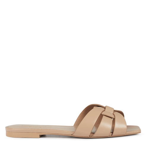 SAINT LAURENT - Tribute Flat Sandals