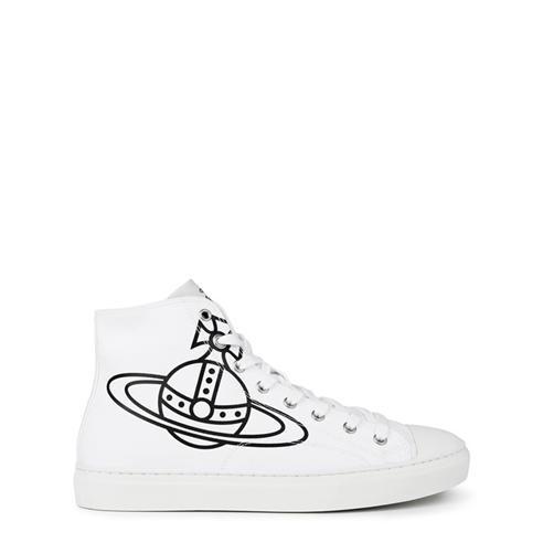 VIVIENNE WESTWOOD - Orb Canvas High Top Trainers