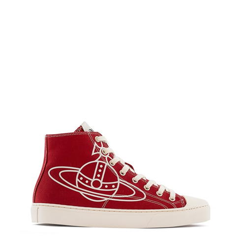 VIVIENNE WESTWOOD - Orb Canvas High Top Trainers