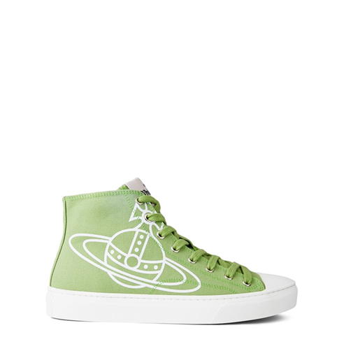 VIVIENNE WESTWOOD - Orb Canvas High Top Trainers