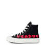 Black - COMME DES GARCONS PLAY - Multi Heart High Top