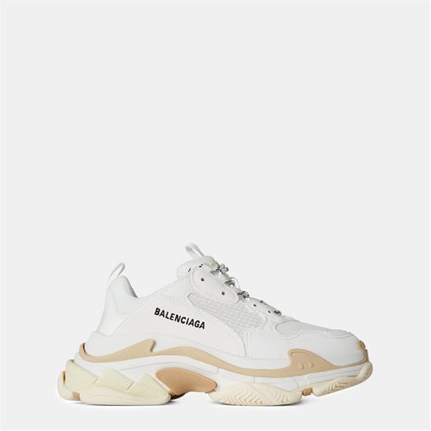 triple s balenciaga white