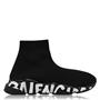 Blk/Blk/Wht1006 - BALENCIAGA - Speed Graffiti Sneakers