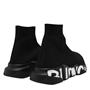 Blk/Blk/Wht1006 - BALENCIAGA - Speed Graffiti Sneakers