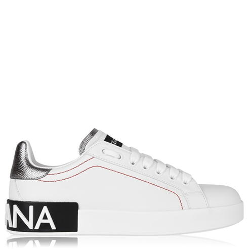 DOLCE AND GABBANA - Logo Low Top Trainers
