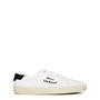 Wht/Black 9061 - SAINT LAURENT - Court Classic Leather Trainers