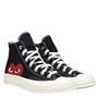 Black 1 - COMME DES GARCONS PLAY - Large Heart Chuck Taylor 70 All Star High Trainers