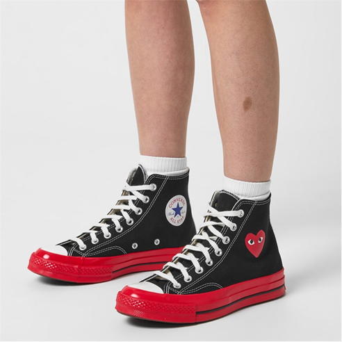 COMME DES GARCONS PLAY - Large Heart Chuck Taylor 70 All Star High Trainers
