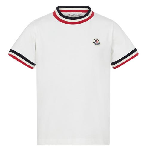 MONCLER - Boys Short Sleeve Badge T Shirt