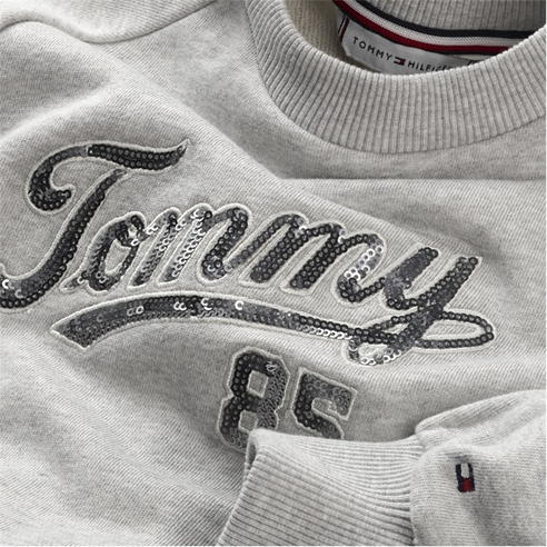 Tommy Hilfiger - TOMMY SEQUINS SWEAT DRESS L/S