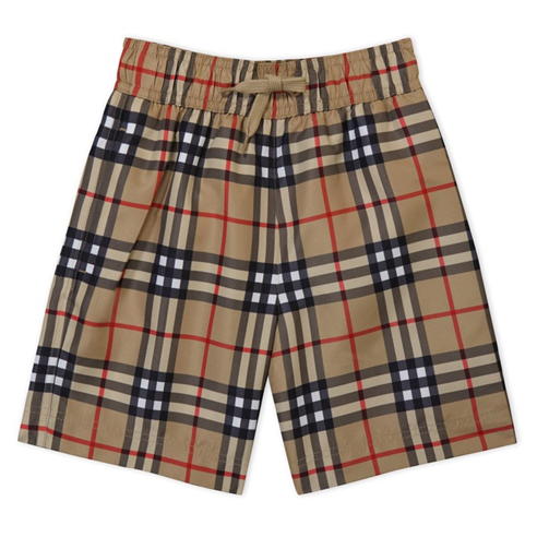BURBERRY - Malcolm Check Swimming Shorts