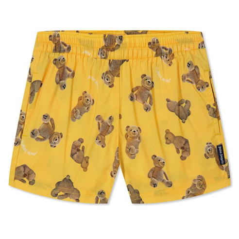 PALM ANGELS - Bear Print Swim Shorts Junior Boys