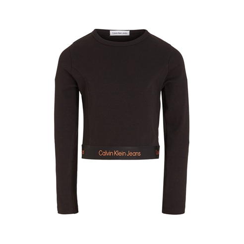 Calvin Klein Jeans - RIB TAPE LS TOP