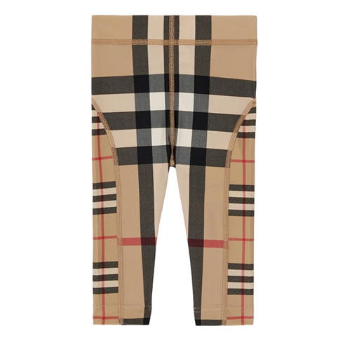 BURBERRY - Isabella Check Leggings