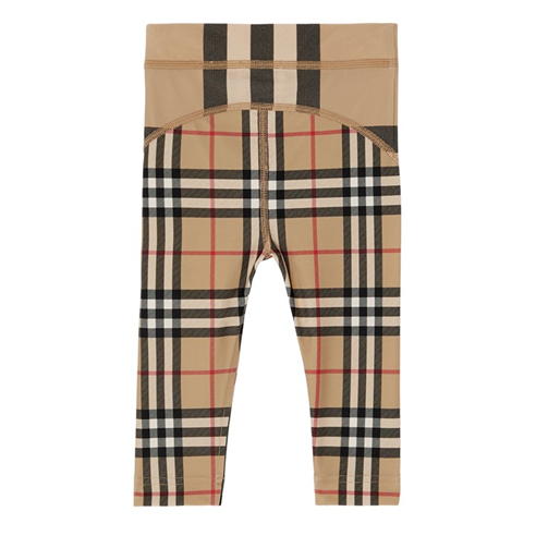 BURBERRY - Isabella Check Leggings