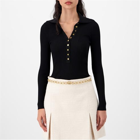 GUCCI - Fine Rib Polo Shirt