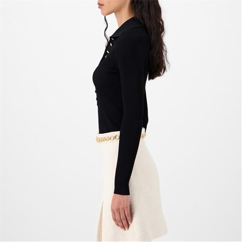 GUCCI - Fine Rib Polo Shirt