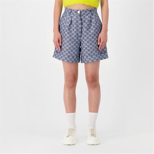 GUCCI - Gg Supreme Denim Shorts