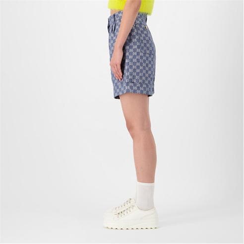 GUCCI - Gg Supreme Denim Shorts