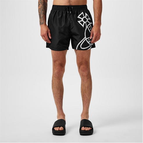 VIVIENNE WESTWOOD - Logo Print Swim Shorts
