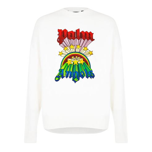 PALM ANGELS - Palm Rainbow Crew Sn34