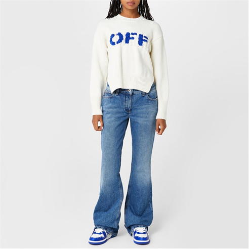OFF WHITE - Off Bld Lgo Crwnck Ld34