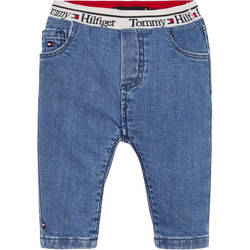 Tommy Hilfiger - BABY MONOTYPE DENIM PANTS