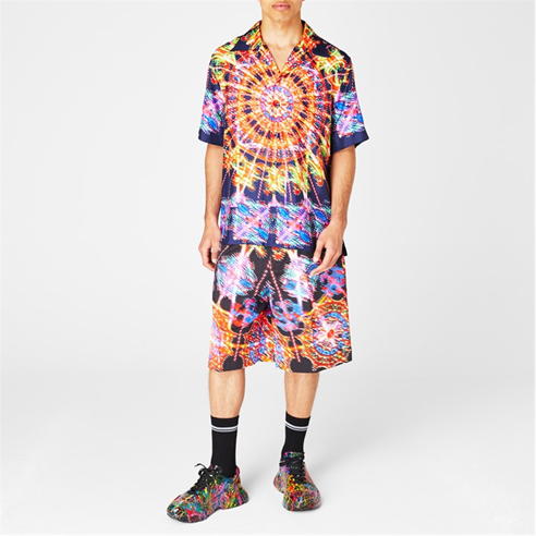 DOLCE AND GABBANA - Luminaire Print Shorts