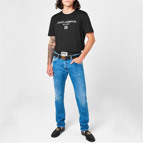 DOLCE AND GABBANA - Milano Logo T Shirt