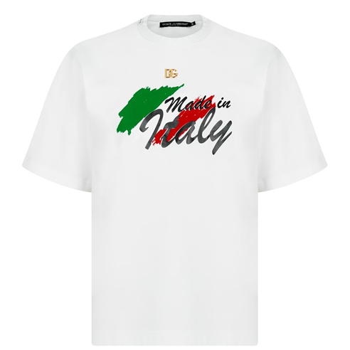 DOLCE AND GABBANA - Made In Italy T Shirt