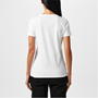 White 100 - Boss - Diamante Logo T-Shirt