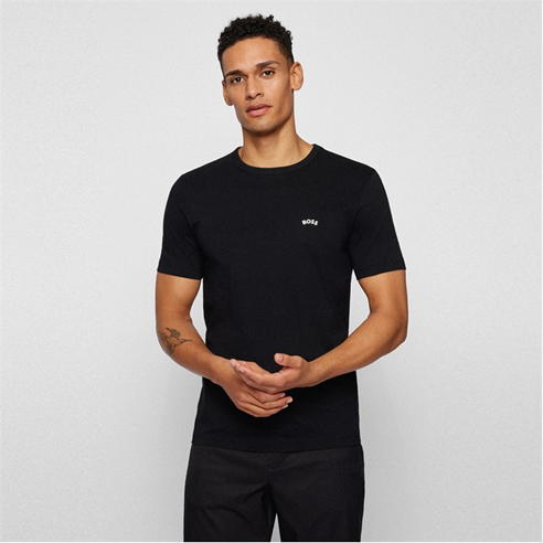 Boss - Curved Logo T Shirt