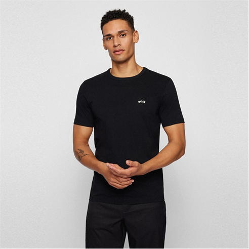 Boss - Curved Logo T Shirt