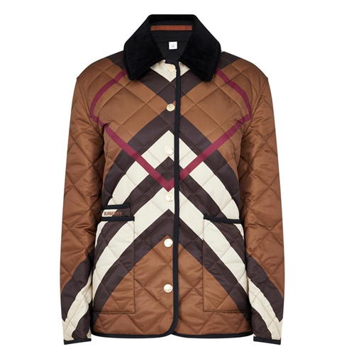 BURBERRY - Dranefeld Quilted Check Jacket