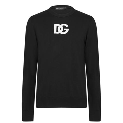 DOLCE AND GABBANA - Logo Knit Jumper