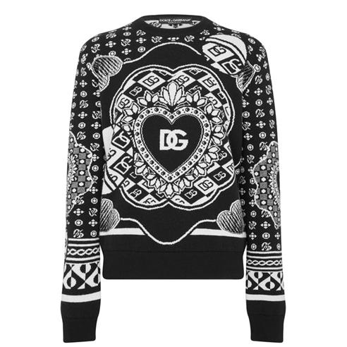 DOLCE AND GABBANA - Bandana Jumper