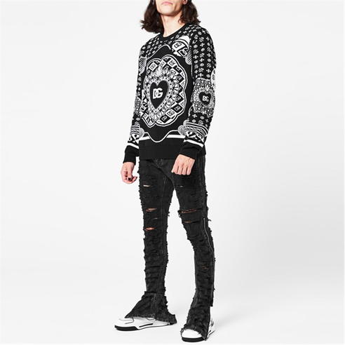 DOLCE AND GABBANA - Bandana Jumper
