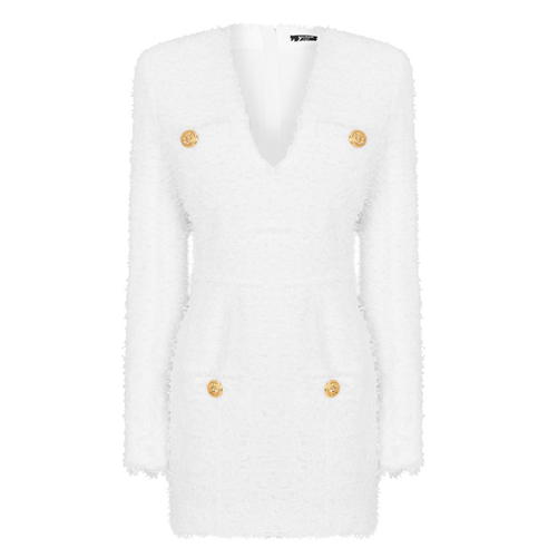 BALMAIN - Tweed Mini Dress