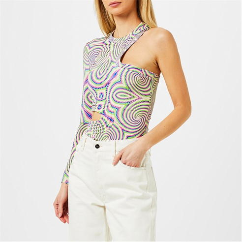 STELLA MCCARTNEY - Hallucinogenic Cut Out Top