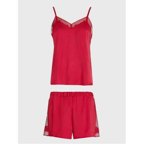 TOMMY HILFIGER - Ditsy Lace Short Pyjama Tank Set