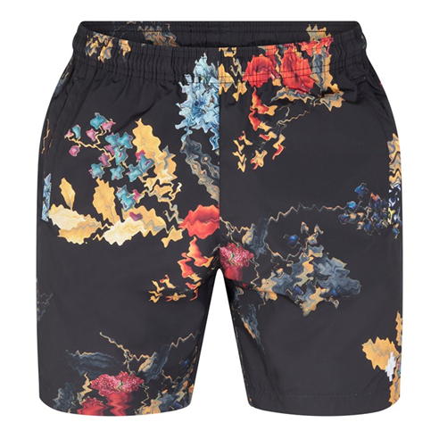 MARCELO BURLON - Flower Swim Shorts