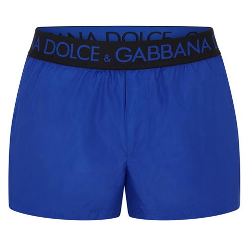 DOLCE AND GABBANA - Logo Swim Shorts